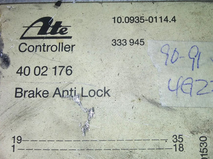 40 02 176 ABS control module computer 1990-1991 Saab 9000