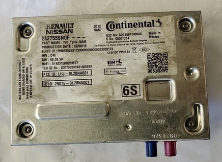 282755SN0F bluetooth control module 2020-2021 Nissan Titan