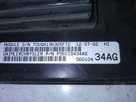 P56010434AG bcm body control module 2004 Jeep Liberty