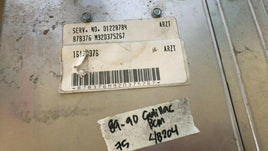 01228784 Cadillac Deville 1989-1990 Engine Control module