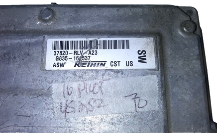 37820-RLV-A23 ecm ecu computer 2016 Honda Pilot