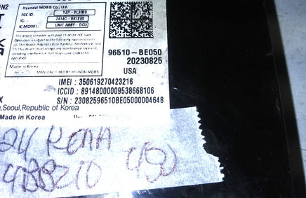 96510-BE050 telematics communication module 2024 Hyundai Kona