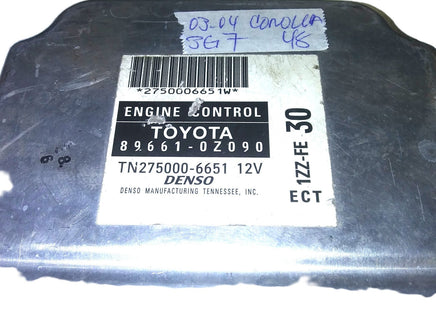 89661-0Z090 ecm ecu computer 2003-2004 Toyota Corolla