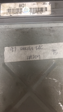 F7VF-12A650-BC Lincoln T&C control module computer 1997  **Tested**