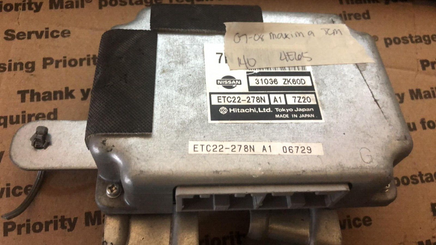 ETC22-278N transmission control module computer 2007-2008 Nissan Maxima