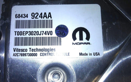 68434 924AA ecm ecu computer 2020-2022 Dodge Challenger **tested** - Swan Auto