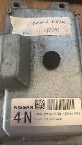 31036 1VK6C TCM transmission computer 2011 Nissan Rogue