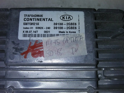 39138-2GBE6 Kia Optima 2014-2015 ecm ecu computer