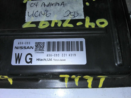 2004 Nissan Maxima ecu ecm computer A56-X93 ZZ1 - Swan Auto