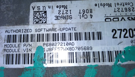 P68027210AD Jeep Compass or Caliber 2007-2010 ecm ecu computer