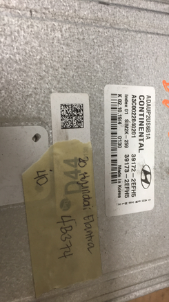 39172-2EFH5 Hyundai Elantra 2020 ecm ecu computer