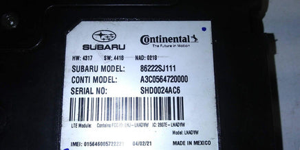 86222SJ111 telematic communication control module 2021-2022 Subaru Forester - Swan Auto
