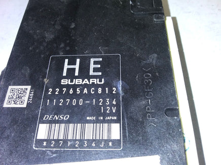 22765AC812 ecm ecu computer 2013 Subaru BRZ