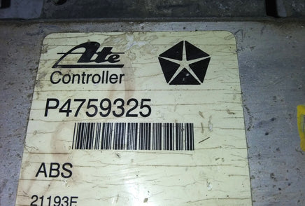P4759325 Chrysler Concorde 1993-1994 abs anti-lock brake control module