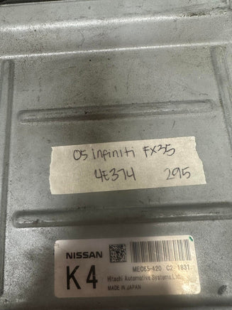 MEC65-420 Infiniti FX35 ecm ecu computer 2005
