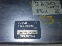 0 265 103 043 abs module 1993-1995 Nissan Quest or Mercury Villager