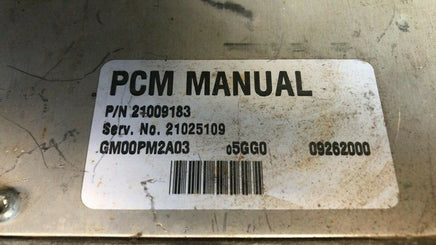 21009183 Saturn S-Series 2000-2001 ecu ecm computer