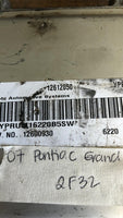12612050 Pontiac Grand Prix 2007 ecm ecu computer  "Tested"