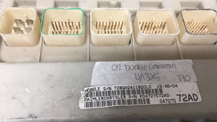 P04727072AD Dodge Caravan bcm body control module 2002 - Swan Auto