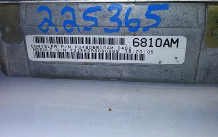 P04606810AM Dodge Intrepid 1999 ecm ecu computer