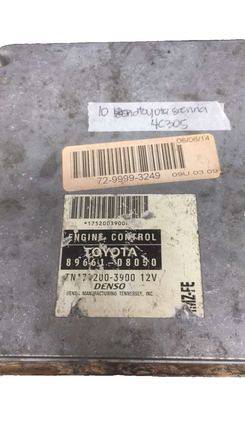89661-08050 Toyota Sienna ecm ecu computer 2010