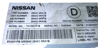 284A1 6RA1B Driver Assist Control Module 2021-2023 Nissan Rogue
