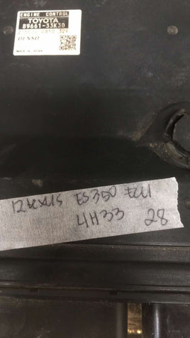 89661-33K30 ecu ecm computer 2012 Lexus ES350