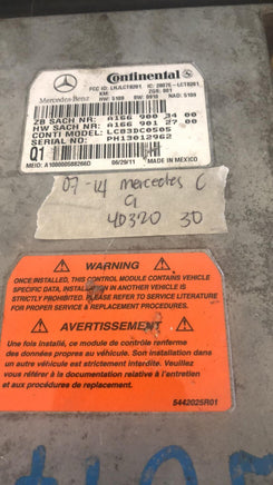 A166 900 34 00 Mercedes C220 2007-2014 communication voice control module
