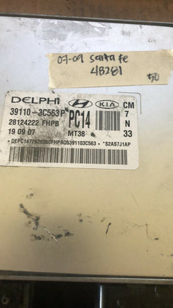 39110-3C563 Hyundai Santa Fe 2007-2009 ecm ecu computer