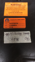 R4727207AI ecm ecu computer 1997 Dodge Caravan or Town and Country