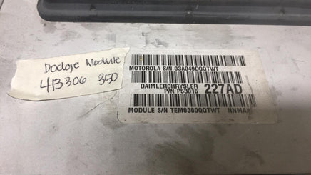 P53015227AD Dodge Durango  engine control module