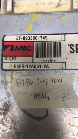 E4FF-12A651-PA Jeep Bronco or Ranger engine control module