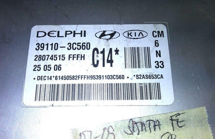 39110-3C560 ecm ecu computer 2007-2009 Hyundai Santa Fe - Swan Auto
