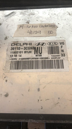 39110-3CGN8 ecm ecu computer 2014-2016 Kia Cadenza