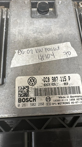 3C0 907 115 P VW Passat 2006-2007 ecm ecu computer