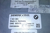 7 561 684 ecm computer 2006-2007 BMW 325i or 330i