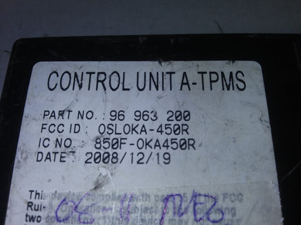 96 963 200tire pressure monitor 2008-2011 Chevrolet Aveo