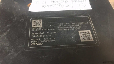 39870-TGS-A110-M1 Honda Passport 2019-2021 telematics  computer