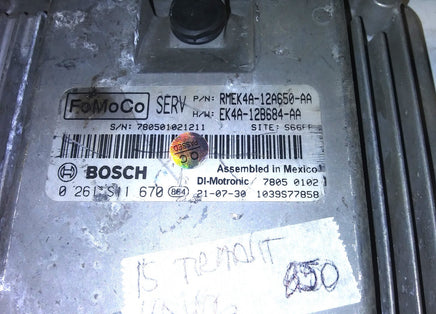 RMEK4A-12A650-AA ecu ecm computer 2015 Ford Transit **Tested**