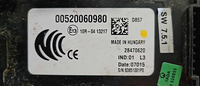 00520060980 bcm body control module 2016 Fiat 500