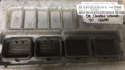 P04896226AE Chrysler Concorde ecm ecu computer 2002