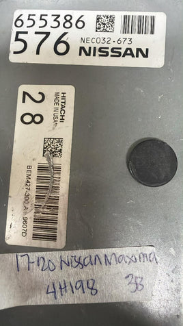 NEC032-673 Nissan Maxima 2017-2020 ecm ecu computer