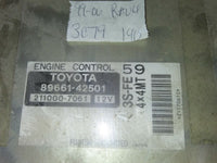 1999-2000 Toyota Rav4 Rav-4 ecu ecm computer 89661-42501