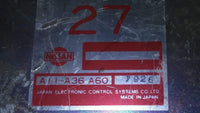 A11-A36 A60 ecm ecu computer 1988-1989 Nissan Pulsar - Swan Auto