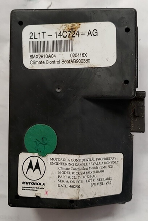 Ford seat control module 2L1T-14C724-AG