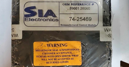 89661-28060 Toyota Van 1987 ecm ecu computer **REMAN**