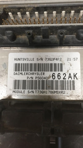 P56040662AK multi-function relay module bcm  2006-2007 Jeep Grand Cherokee