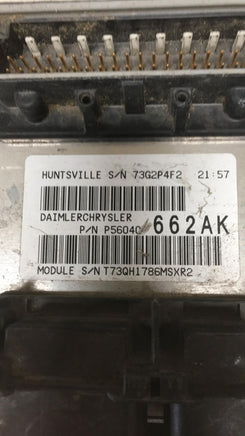 P56040662AK multi-function relay module bcm  2006-2007 Jeep Grand Cherokee