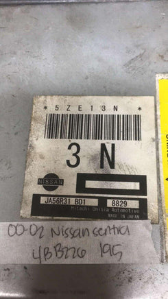 JA56R31 BD1 Nissan Sentra ecm ecu computer 2000-2002 - Swan Auto
