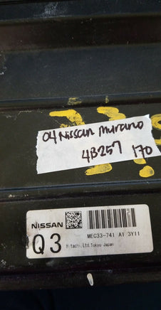 2004 Nissan Murano ecm ecu computer MEC33-741